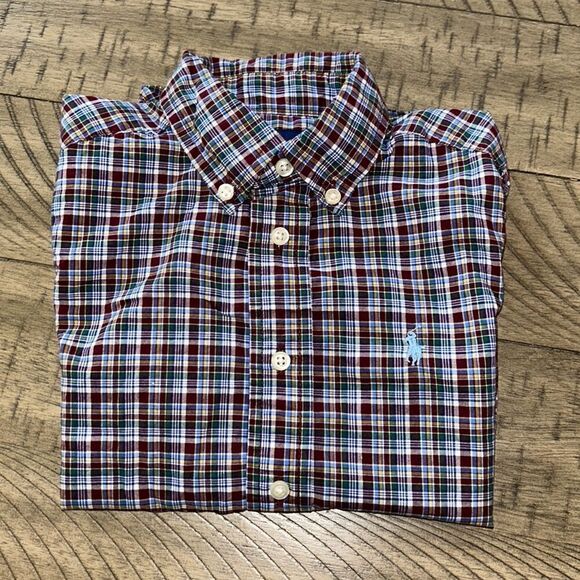 Ralph Lauren 💯 Cotton Natural Stretch Short Sleeve Shirt Unisex - Picture 14 of 17